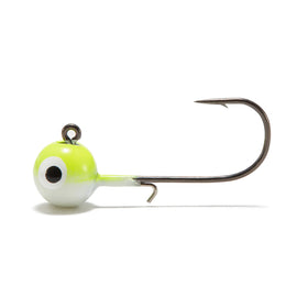 Buy chartreuse-white NAKO TUNGSTEN CRAPPIE JIG HEADS