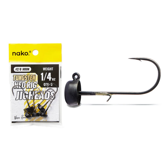 NAKO TUNGSTEN NED RIG JIG HEADS