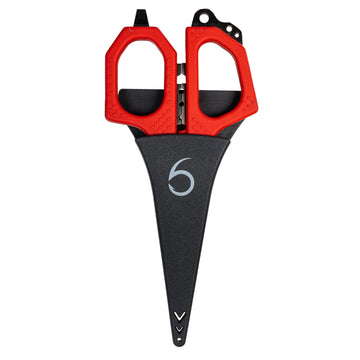 6TH SENSE PRO FISHING SHEARS - RED - 0