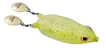 Buy yellow-sparkle SPRO BRONZEYE BLADE FROG 65