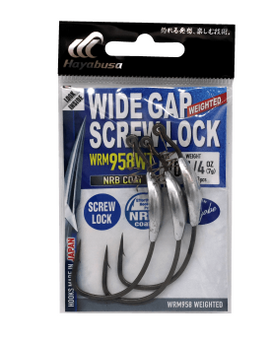 HAYABUSA WRM958 WIDE GAP SCREW LOCK WEIGHTED HOOK