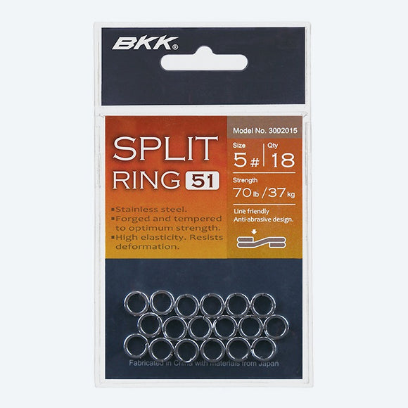 BKK HOOKS SPLIT RING 51