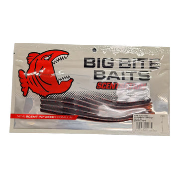 Buy oxblood-lt-red-flake-custom-color BIG BITE BAITS SCENTSATION CLIFFHANGER WORM