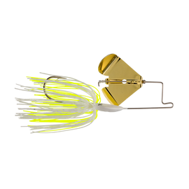 Buy white-chartreuse-w-gold-blad BUCKEYE LURES BUZZERK BUZZBAIT