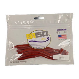 Buy oxblood 5150 STRAIGHT TAIL WORM 6"
