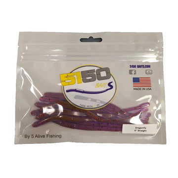 Buy dragon-fly 5150 STRAIGHT TAIL WORM 6"