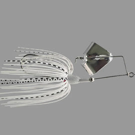 Buy white-silver-blade BRAZALO SKIRTED WEE WHACKER BUZZBAITS