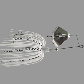 Buy white-silver-blade BRAZALO SKIRTED WEE WHACKER BUZZBAITS