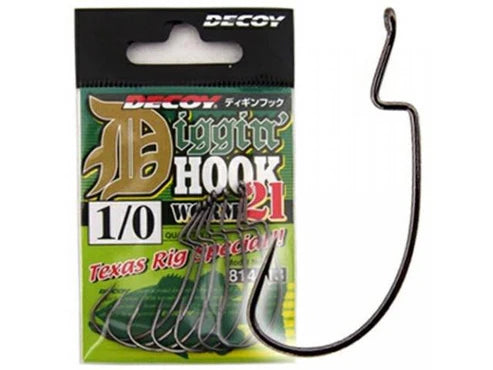 DECOY WORM21 DIGGIN HOOK