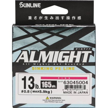 SUNLINE ALMIGHT SINKING PE LINE