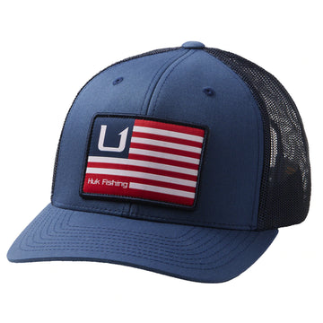 HUK AND BARS AMERICAN TRUCKER HAT