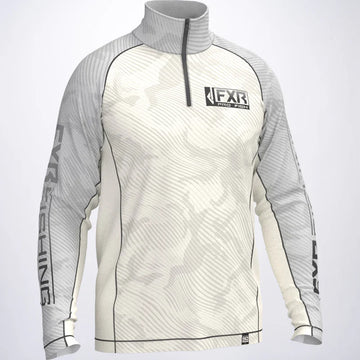 FXR PRO FISH MENS DERBY UPF 1/4 LONGSLEEVE - 0