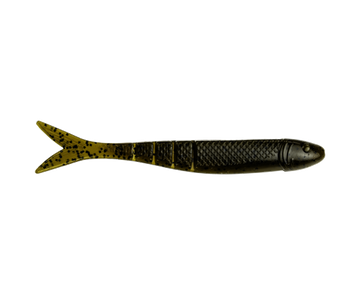 Buy green-pumpkin STRIKE KING KVD PERFECT PLASTICS BLADE MINNOW 4.5