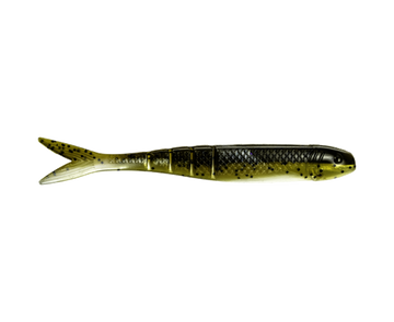 Buy green-pumpkin-pearl-belly STRIKE KING KVD PERFECT PLASTICS BLADE MINNOW 4.5