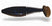 Black Blue Glitter Silver Tail