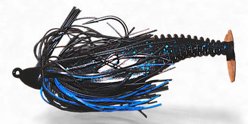 Buy black-blue-glitter GAMBLER LURE CO EZ SHAKER SWIM JIG