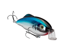 Buy chrome-blue-back STRIKE KING HYBRID HUNTER CRANKBAIT
