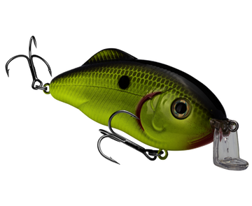 Buy chartreuse-black-back STRIKE KING HYBRID HUNTER CRANKBAIT