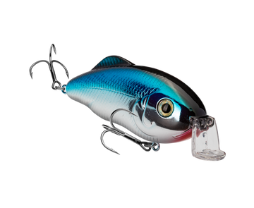 Buy chrome-blue-back STRIKE KING HYBRID HUNTER JR CRANKBAIT