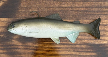 Buy silver-green HUDDLESTON DELUXE 8" TOP HOOK SWIMBAIT