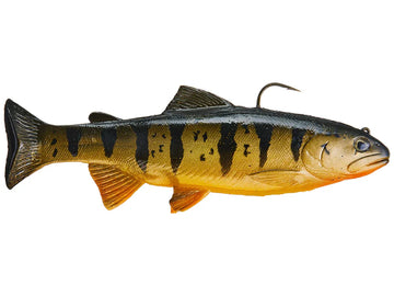 Buy yellow-perch HUDDLESTON DELUXE 8" TOP HOOK SWIMBAIT