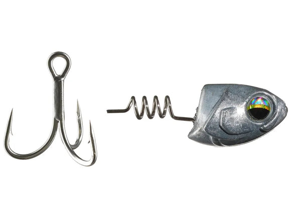 6TH SENSE TREBLE LINE THROUGH JIG HEAD SALTWATER