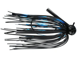 Buy black-blue GREENFISH TACKLE LIVING RUBBER CRAWBALL FOOTBALL JIG
