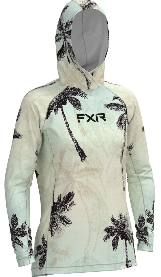 FXR PRO FISH WOMENS ATTACK UPF PULLOVER HOODIE