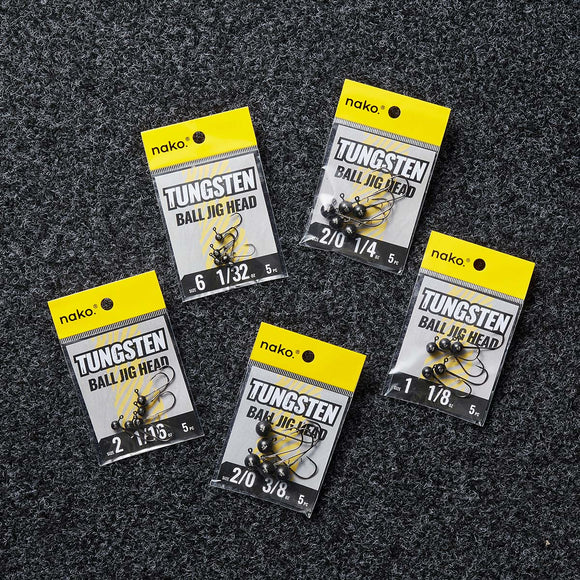 NAKO TUNGSTEN BALL JIG HEADS